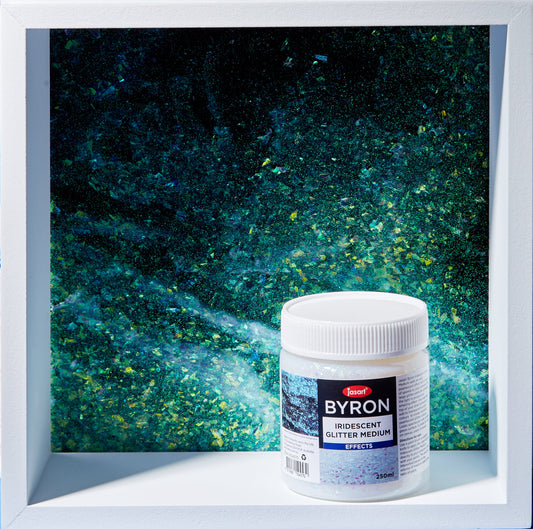 Byron Iridescent Glitter Medium 250ml