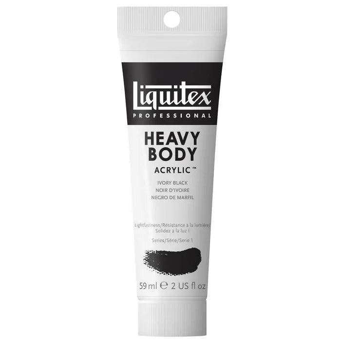 Liquitex Heavy Body Acrylic Paint 59ml S1 - Ivory Black