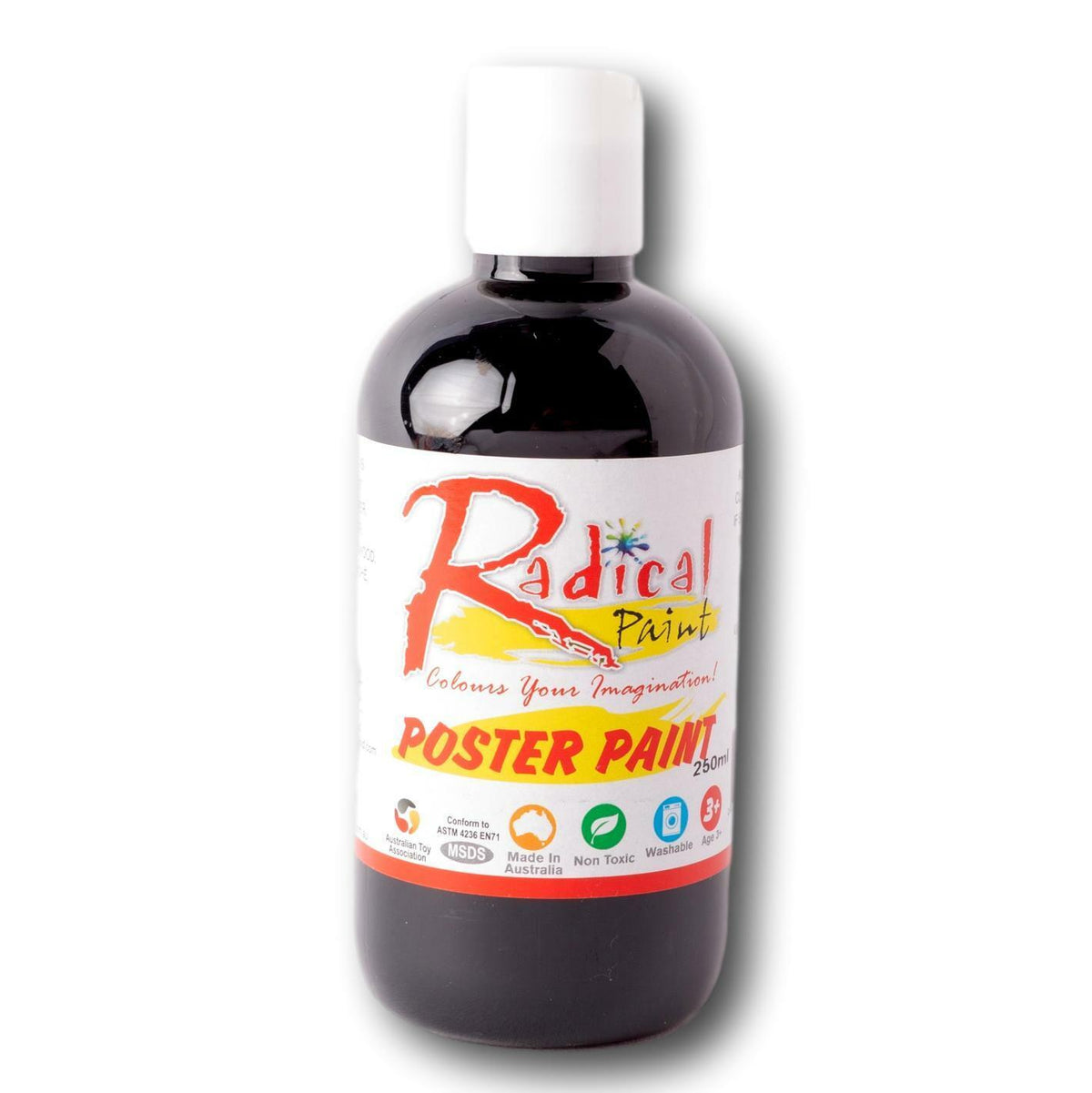 xx Radical Poster Paint Black 250ml