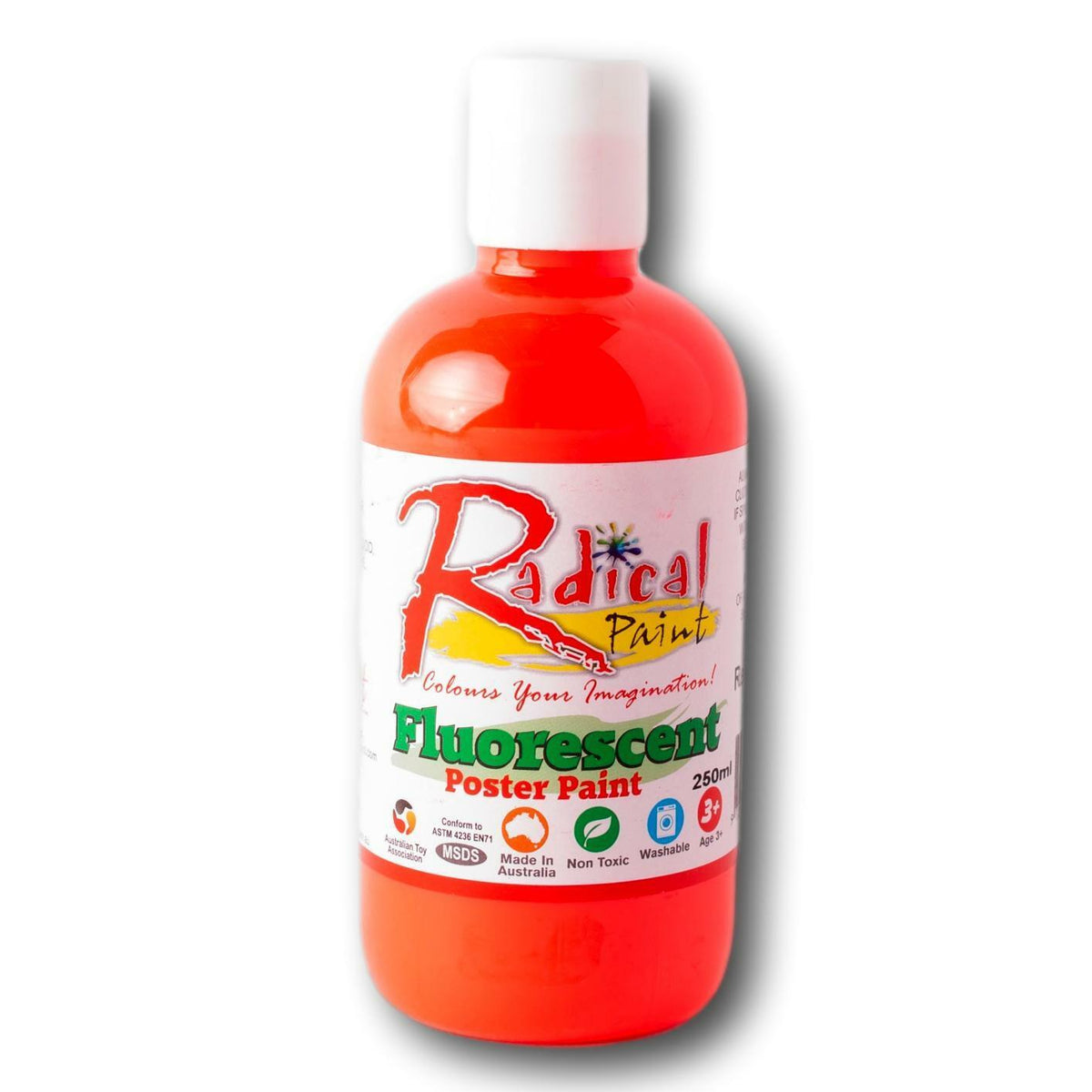 xx Radical Fluoro Poster Paint Red 250ml