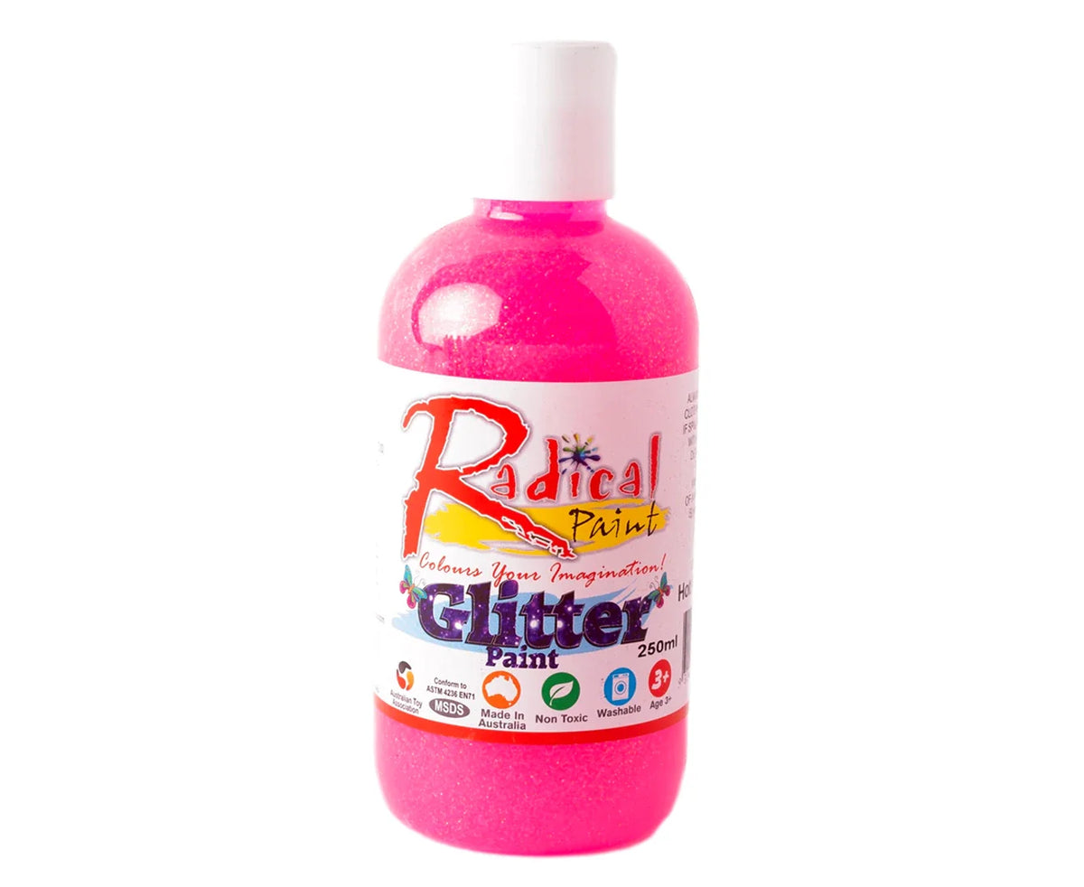 xx Radical Glitter Poster Paint Hot Pink 250ml