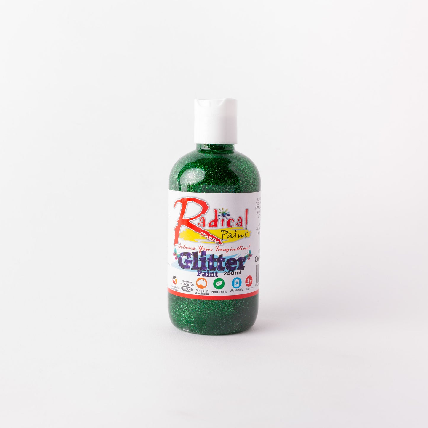 xx Radical Glitter Poster Paint Green 250ml