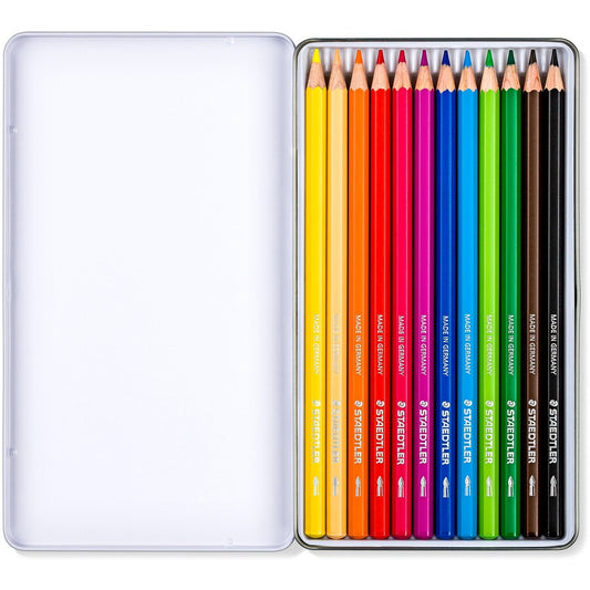 Staedtler Coloured Pencils Tin Pk12