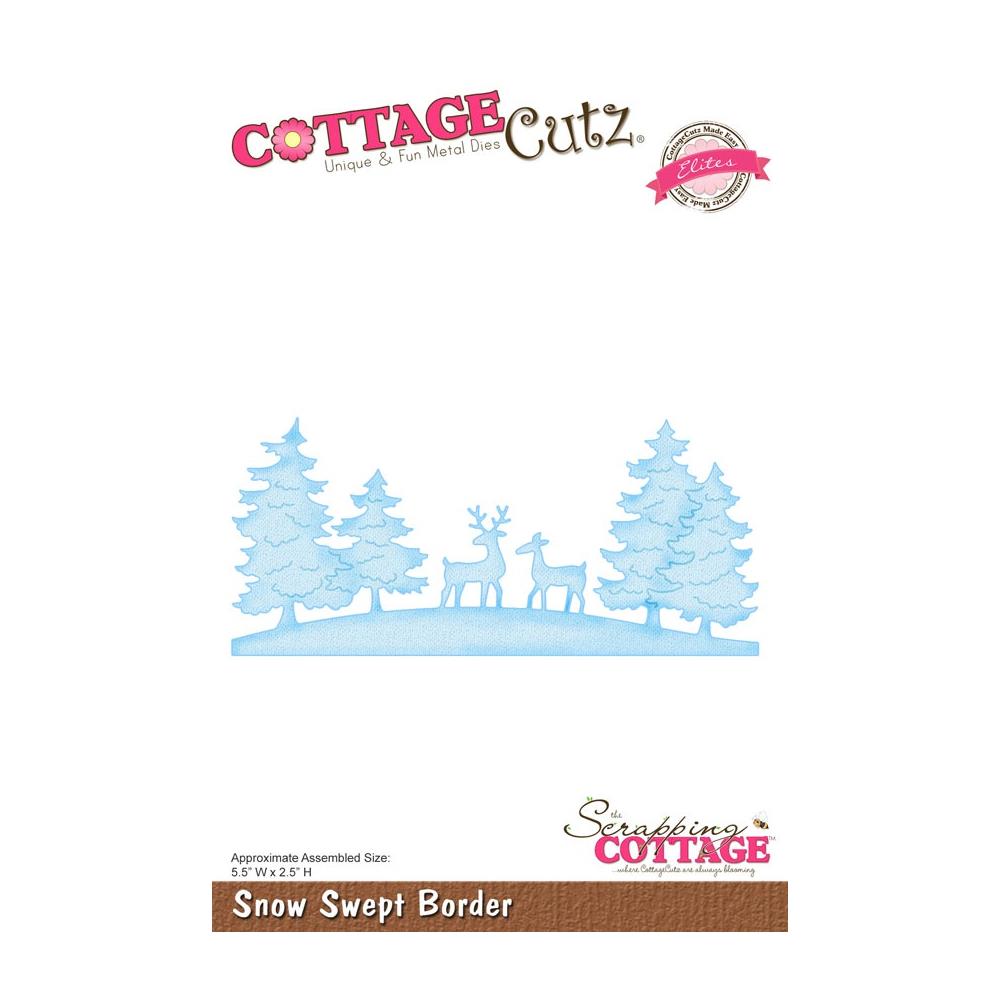 Cottage Cutz Snow Swept Border Die
