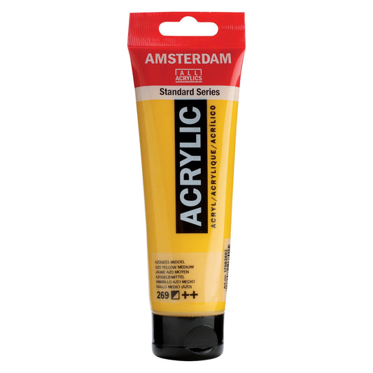 AZO YELLOW MEDIUM Amsterdam Standard Acrylic 120ml