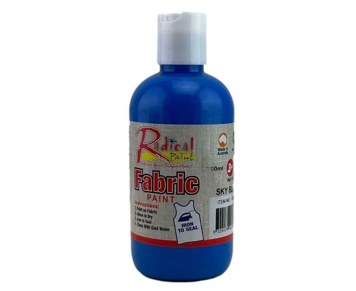 xx Radical Fabric Paint Sky Blue 250ml