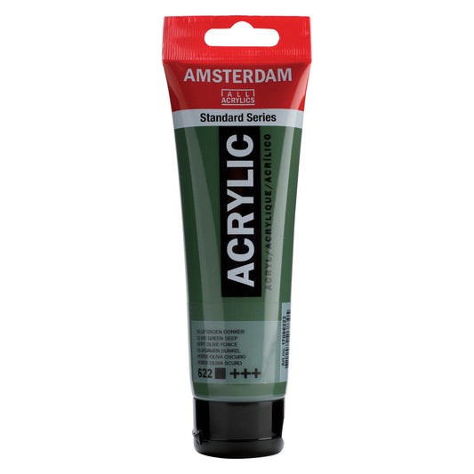 OLIVE GREEN DEEP Amsterdam Standard Acrylic 120ml