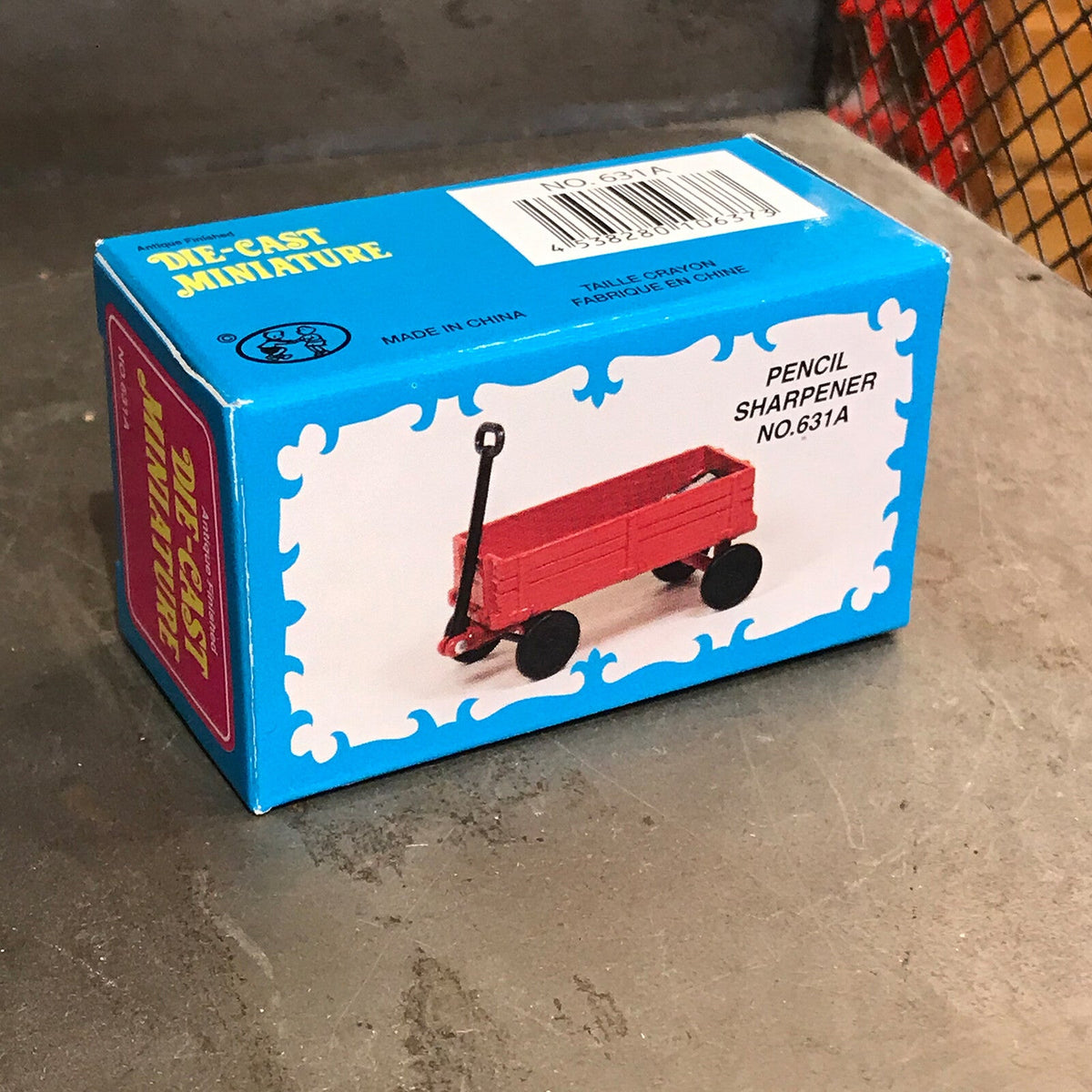 LITTLE RED WAGON Novelty Antique Pencil Sharpener