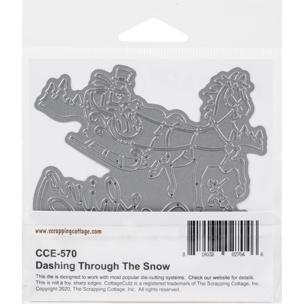 Cottage Cutz Dashing Through the Snow Die