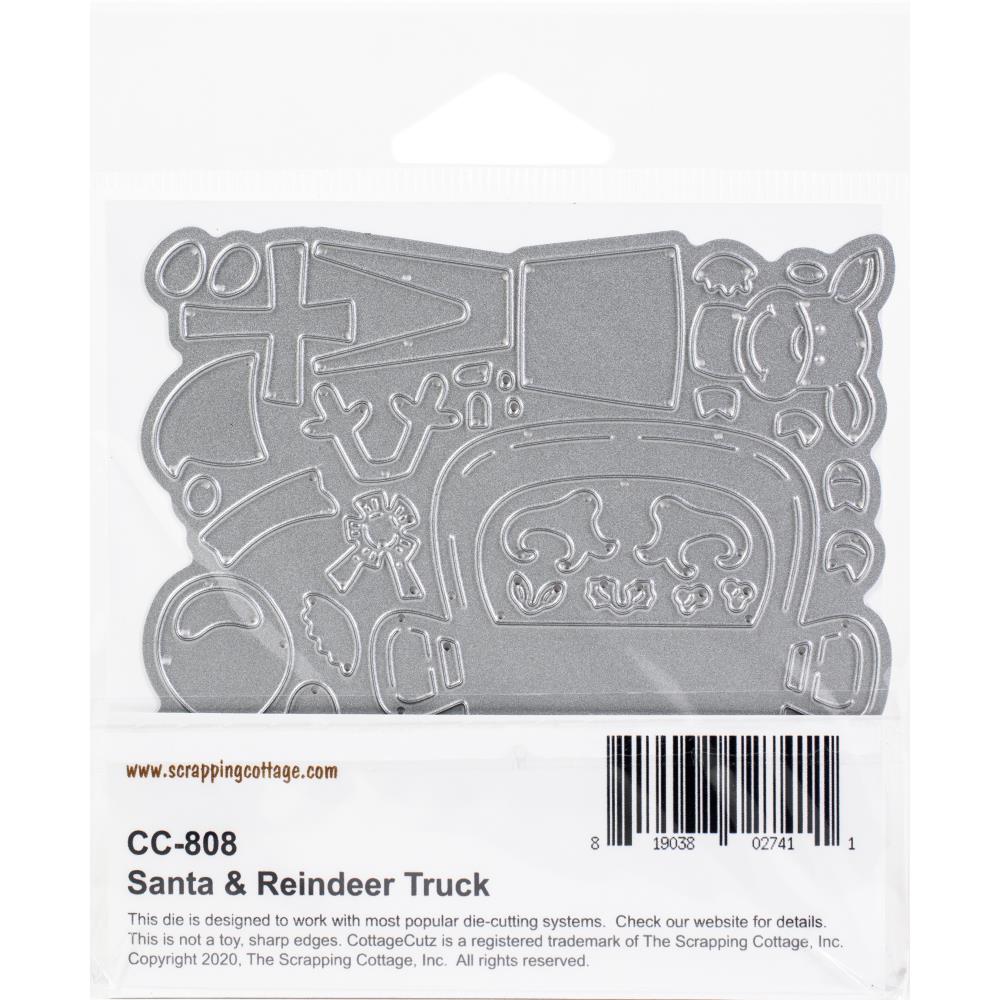 Cottage Cutz Santa & Reindeer Truck Die