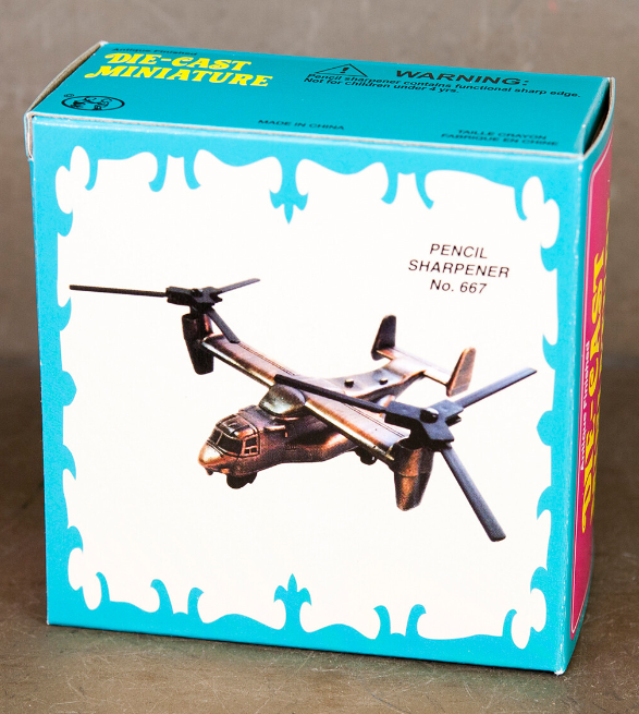 OSPREY COPTER Novelty Antique Pencil Sharpener