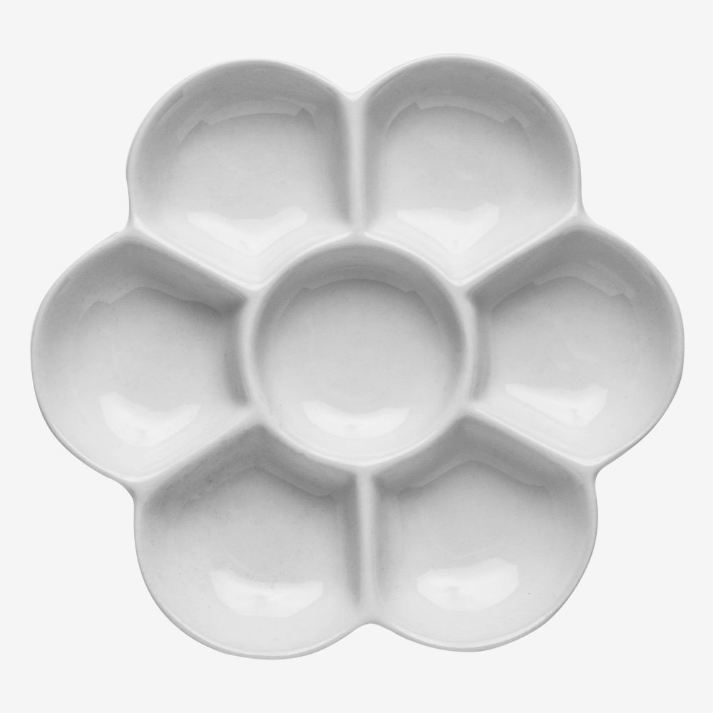 The Artists Choice Porcelain 7 Well Palette