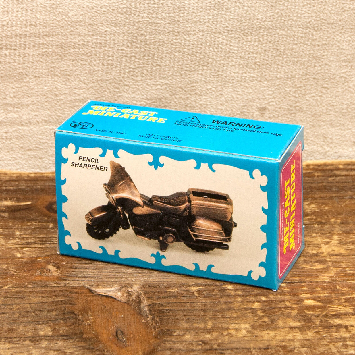 RETRO MOTORCYCLE Novelty Antique Pencil Sharpener