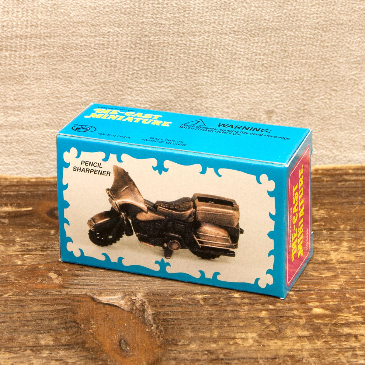 RETRO MOTORCYCLE Novelty Antique Pencil Sharpener
