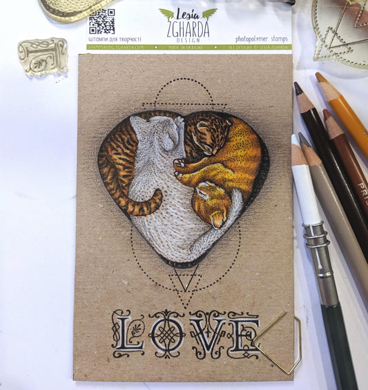 Lesia Zgharda Stamp Set Classic Alphabet