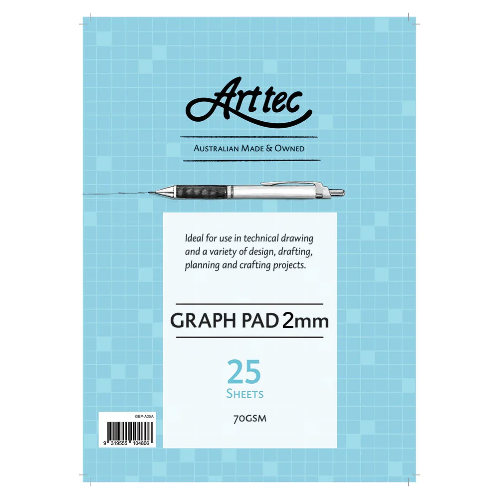 xx Arttec Graph Pad A3 2mm 25 sheets