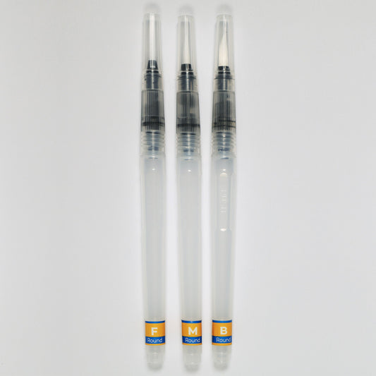 Mont Marte Signature Waterbrush Set 3 Piece Fine/ Medium/ Broad