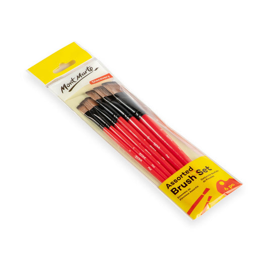 Mont Marte Discovery Assorted Brush Set 6pc