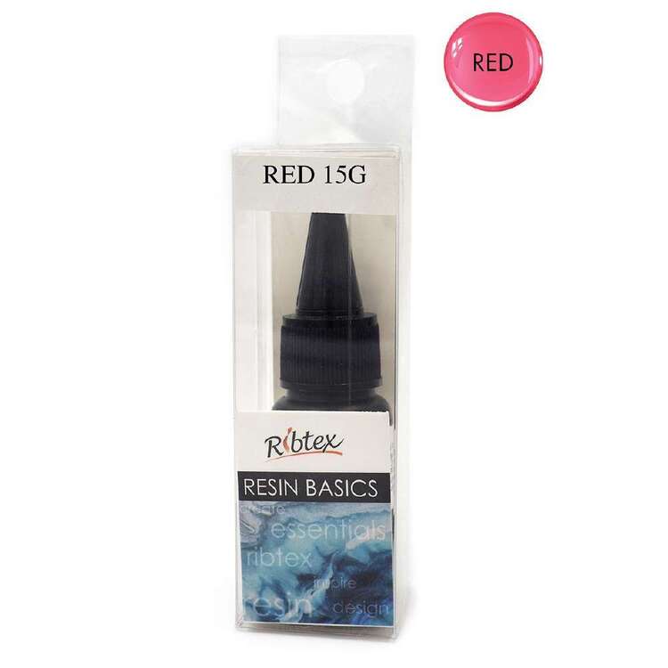 Ribtex Coloured UV Resin Red 15ml