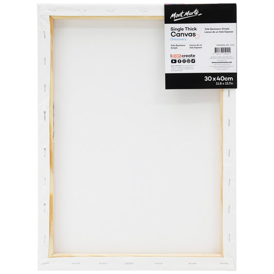 Mont Marte Discovery Canvas Single Thick 30 x 40cm