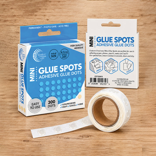 CC Mini Adhesive Glue Spots 4.7mm (3/16th in)
