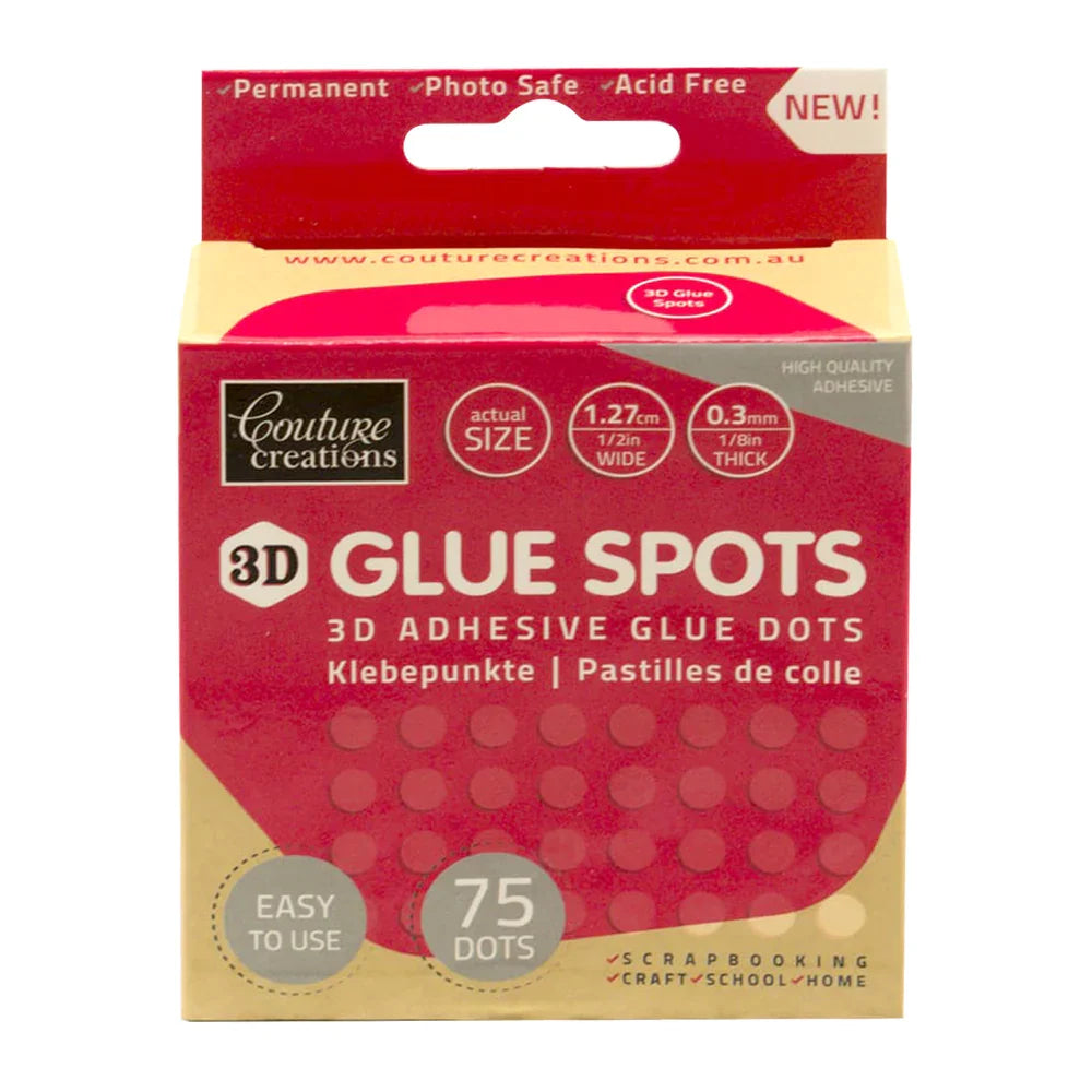 CC 3D Adhesive Glue Spots (1.27cm x 2.5mm)