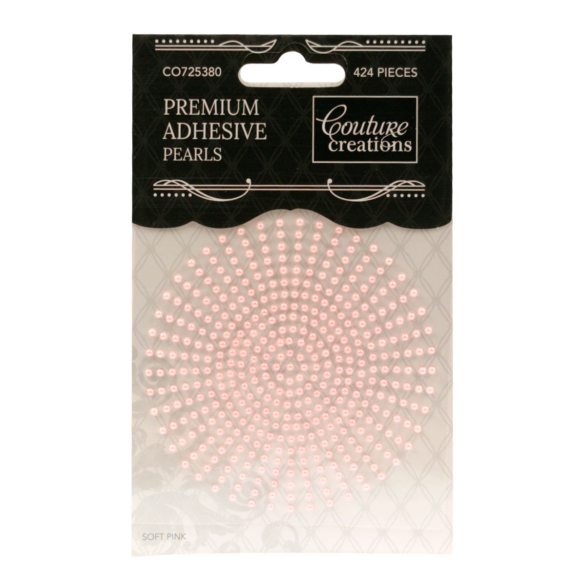 CC Pearls 2mm Adhesive - Soft Pink 424pce
