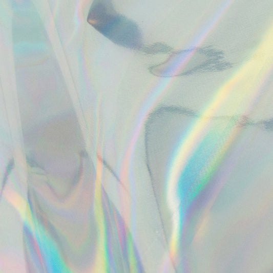 Foil - Silver (Iridescent Material Pattern) - Heat activated
