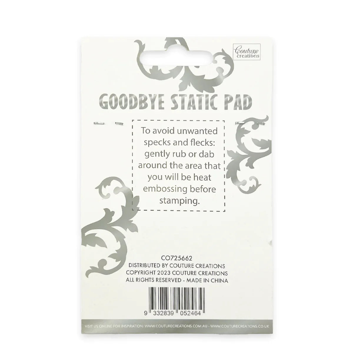 CC Goodbye Static Pad 70x50mm