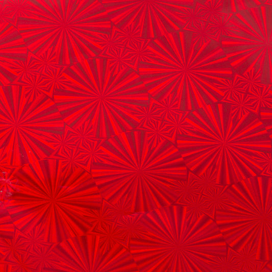 CC GoPress Heat Activated Foil RED HOLOGRAM (MIRROR Finish)
