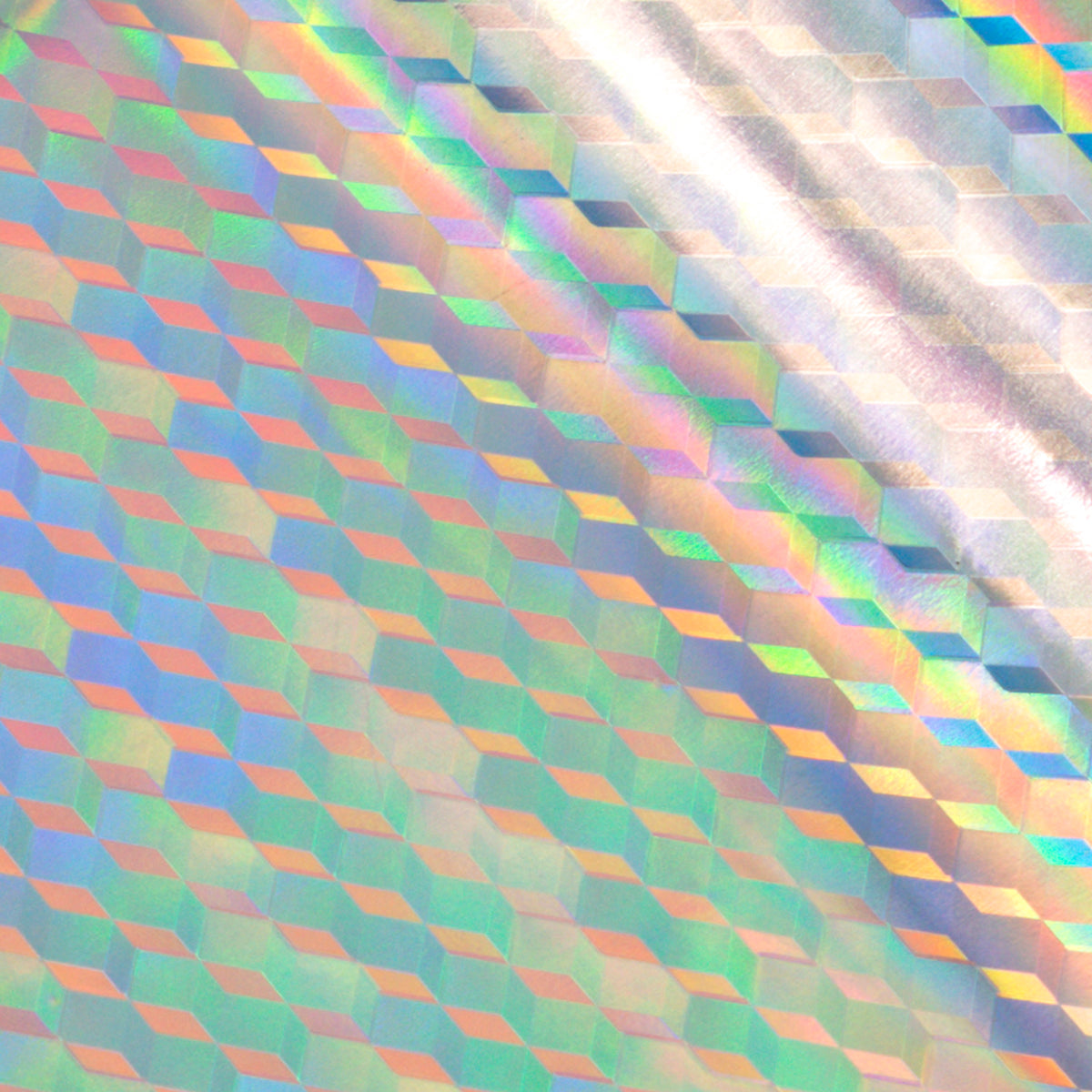 CC GoPress Heat Activated Foil SILVER (IRIDESCENT CUBE FINISH)
