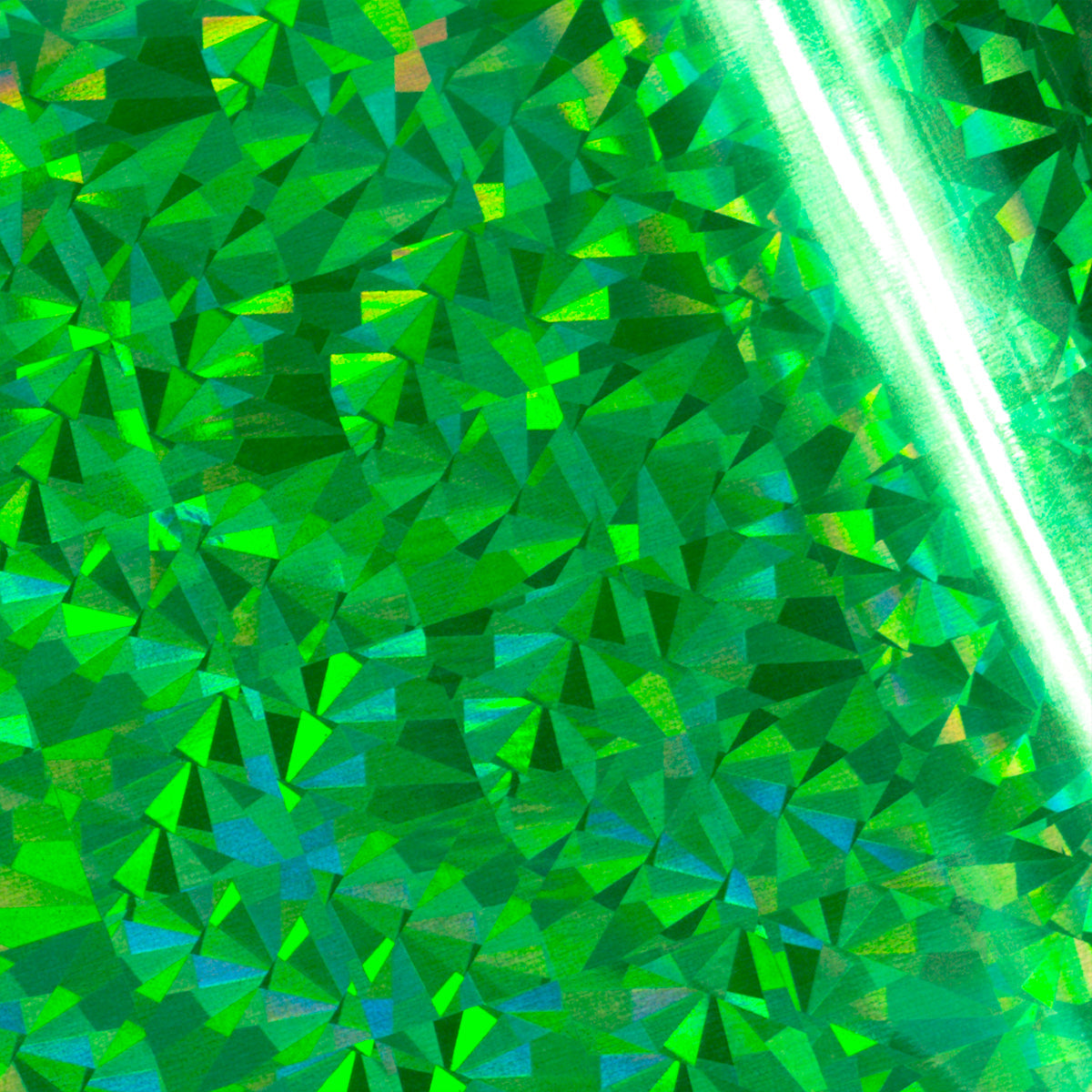 CC GoPress Heat Activated Foil GREEN (IRIDESCENT TRIANGLE FINISH)