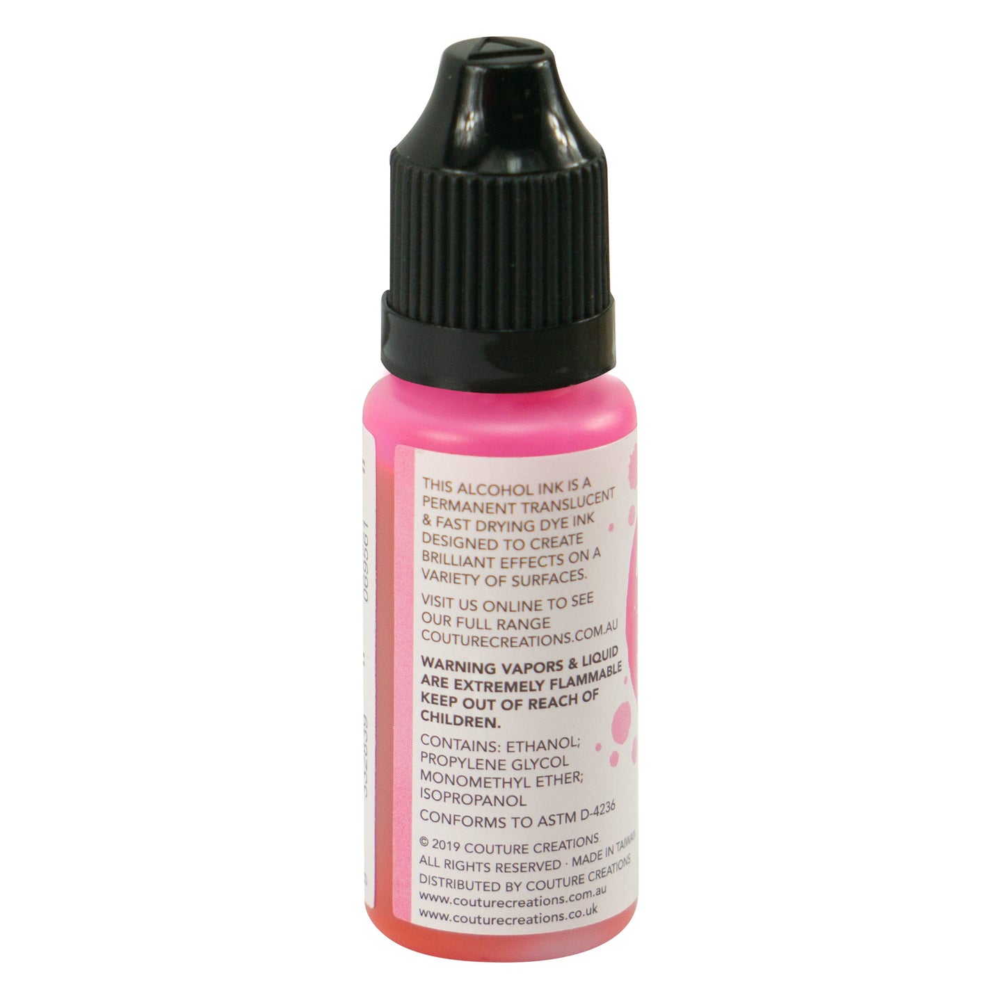 CC Alcohol Ink Fluro Pink 12ml