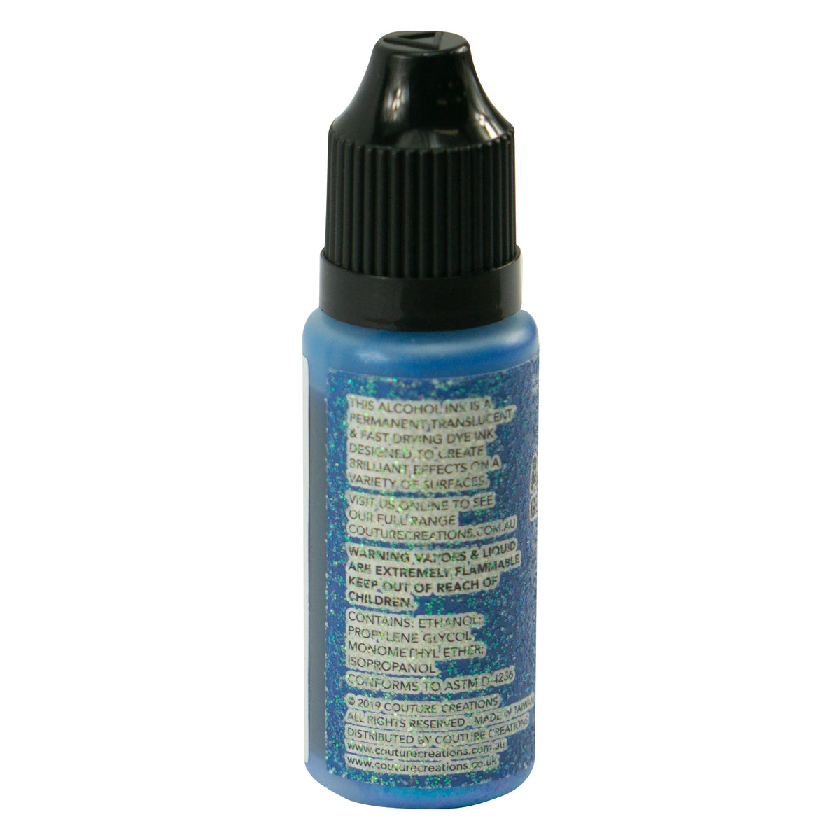 CC Alcohol Ink Glitter Accents Cobalt 12ml