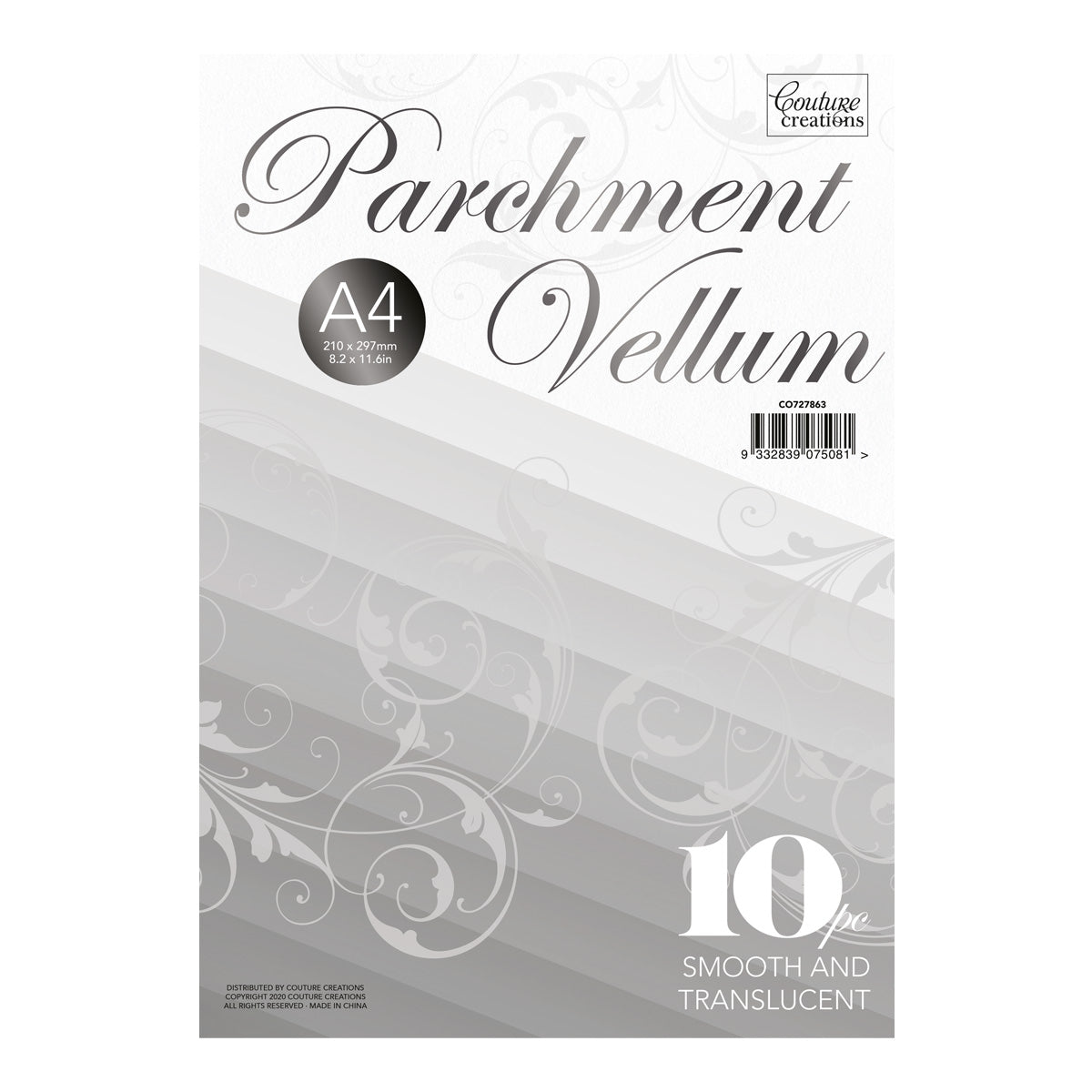 Parchment Vellum 100gsm - A4 - 10pk