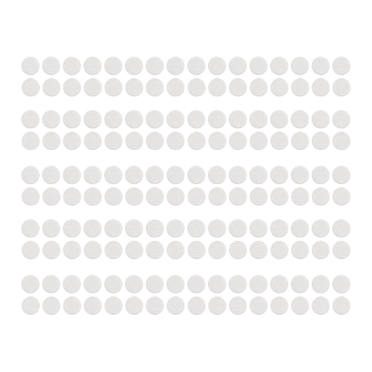 Adhesive Hook and Loop Spots - White (80pc)