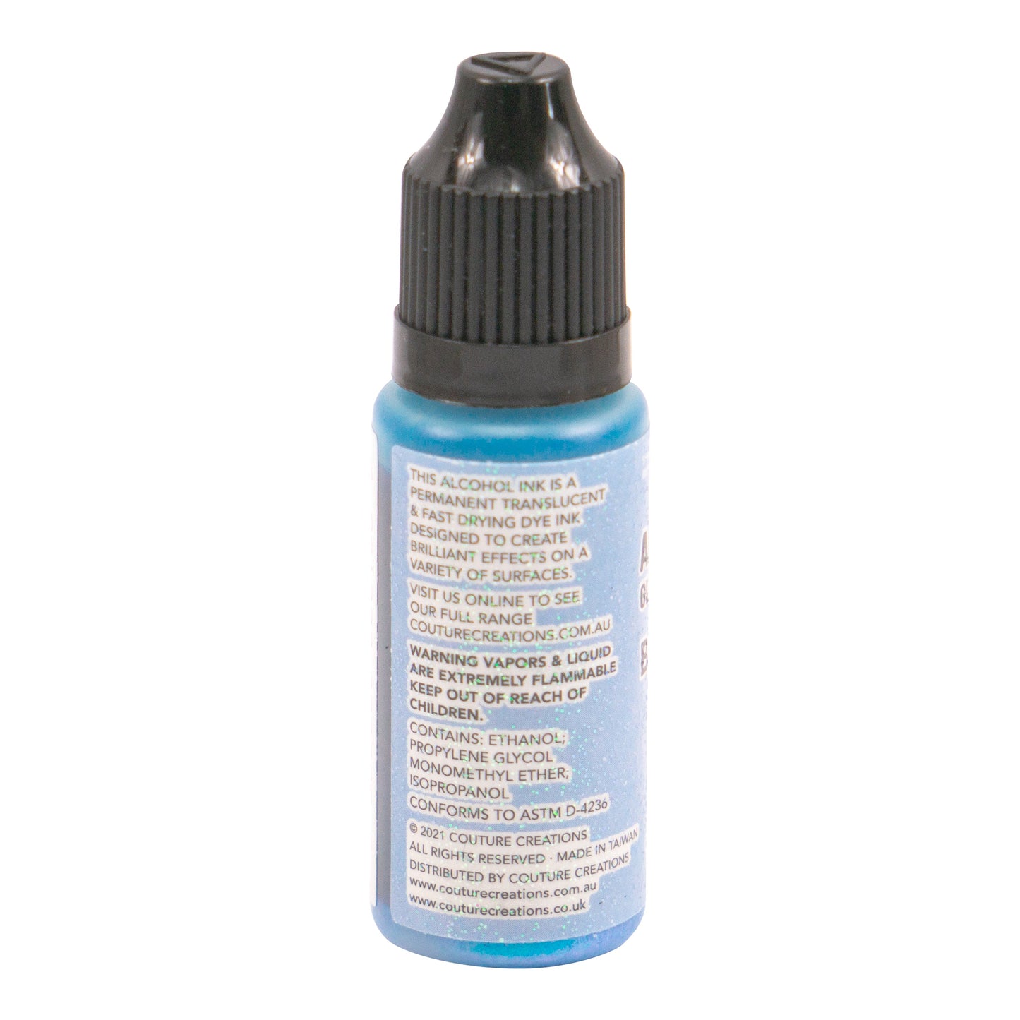 CC Alcohol Ink Glitter Accents Baby Blue 12ml