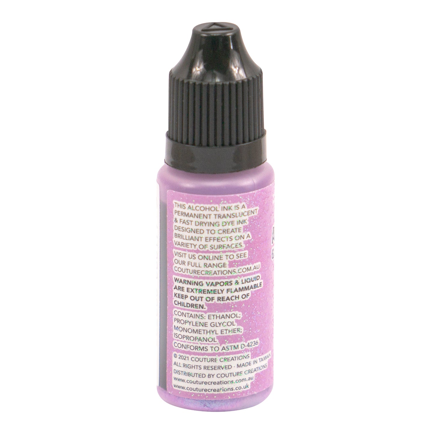 CC Alcohol Ink Glitter Accents Lilac 12ml