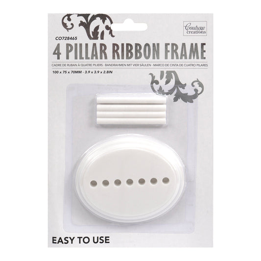 Ribbon frame - plastic with 4 pillars