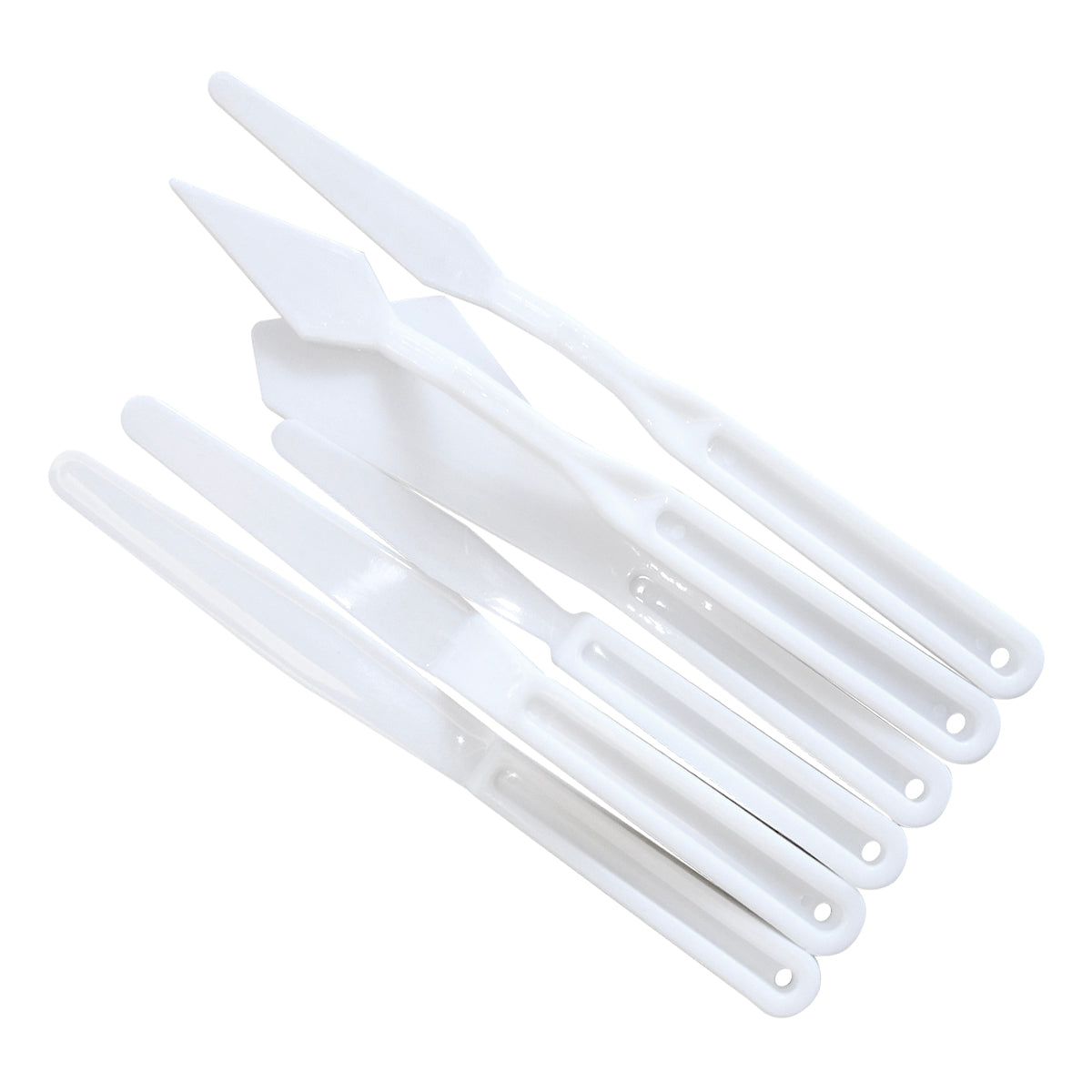 CC PLastic Palette Knife Set Pk6