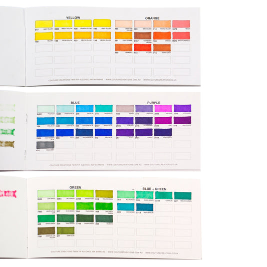 xx Colour Swatch Book (DL Size) - Twin Tip Markers
