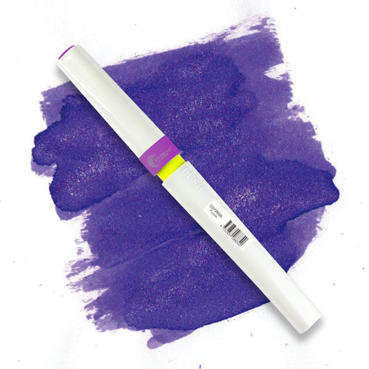 Winkles Glitter Brush Marker PURPLE