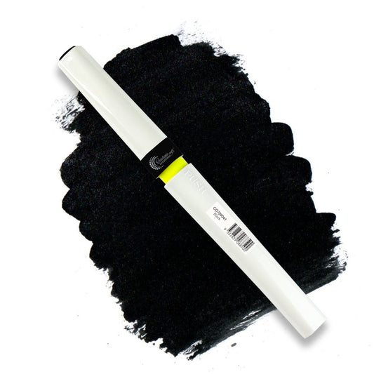 Winkles Glitter Brush Marker BLACK