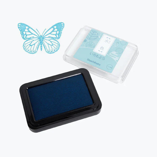 Shachihata Iromoyo Stamp Pad COBALT BLUE HAC-1-PB