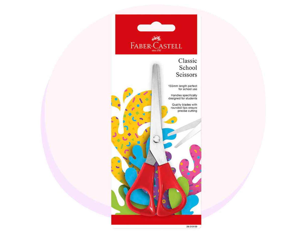 Faber Castell Classic School Scissors 155mm