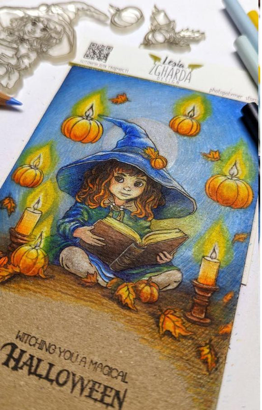 Lesia Zgharda Clear Stamp "Let's Magic Begin"