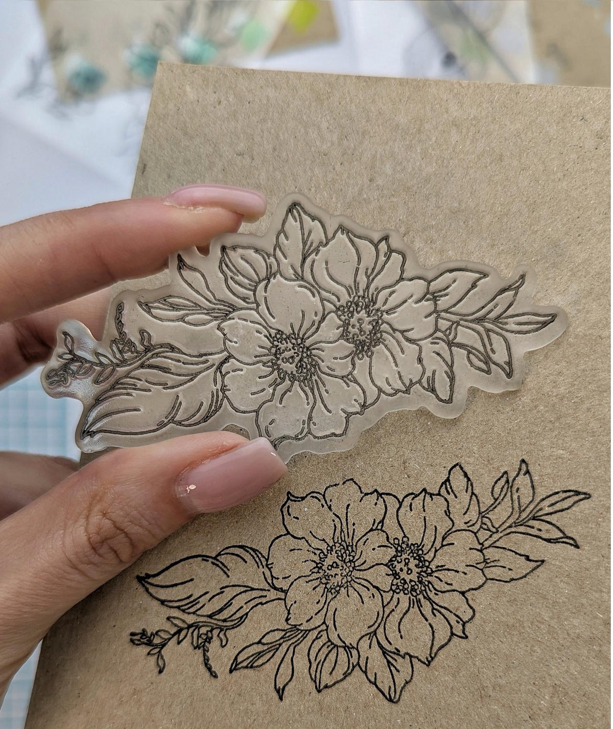 Lesia Zgharda Clear Stamp "Flowers"