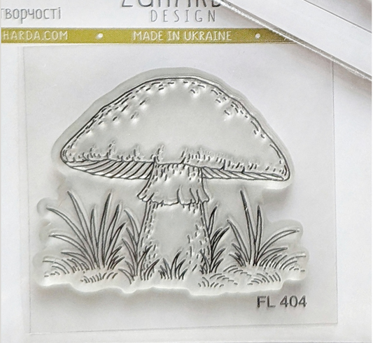 Lesia Zgharda Clear Stamp "Autumn Forest Mushroom"