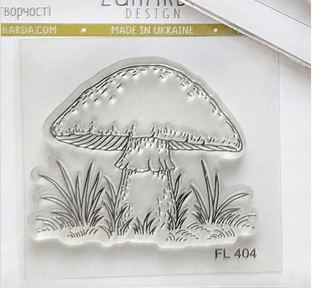 Lesia Zgharda Clear Stamp "Autumn Forest Mushroom"