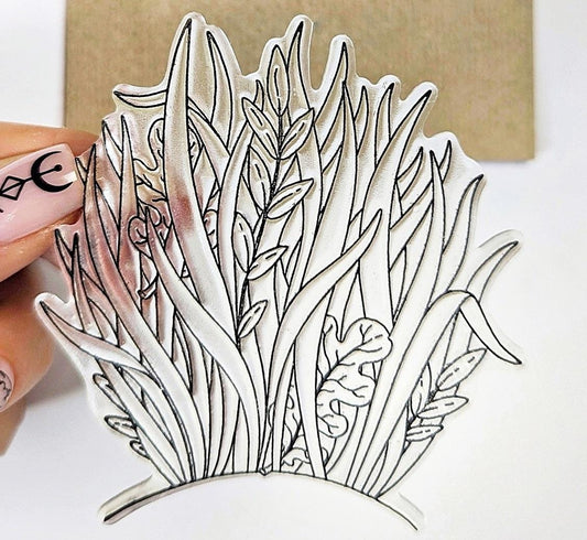 Lesia Zgharda Stamp "Grass"